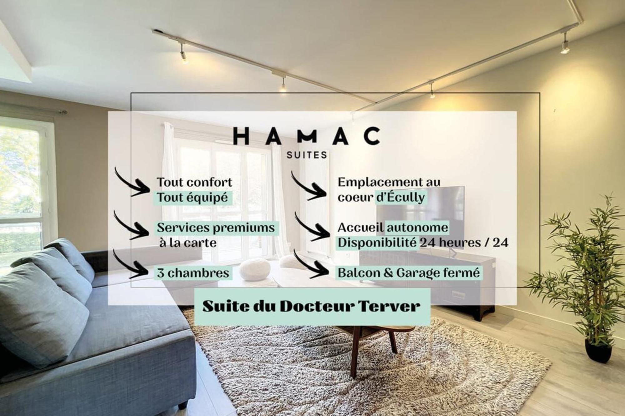 Hamac Suites - Docteur Terver - 6 People Écully Eksteriør billede